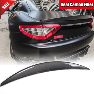 Alerón trasero de fibra de carbono para Maserati GranTurismo cupé 2008-11 Foto 1 de 4