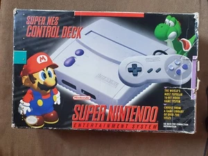 SNES SUPER NINTENDO JR JR. JUNIOR MODEL 2 SYSTEM NUR KONSOLE BOX - Bild 1 von 6