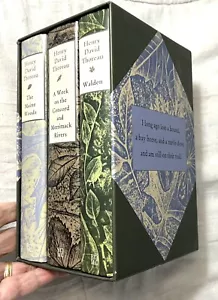 Henry David Thoreau 3 Bücher Box Set: The Maine Woods, Walden, Week on the Concord - Bild 1 von 19
