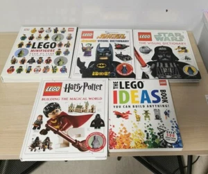 5x Lego Books. Mini Figures Batman Star Wars Harry Potter Ideas - Picture 1 of 6