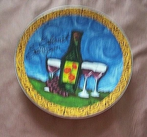 Pfaltzgraff Wine Tasting CABERNET SAUVIGNON Bread & Butter Plate 6 1/4" - Picture 1 of 2