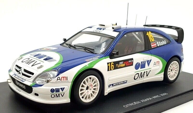 1/18 CITROEN XSARA WRC #16 CYPRUS 2005 STOHL AUTOART 80538 RARE - Immagine 1 di 1