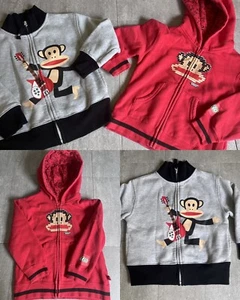 Paul Frank Kids 3T Jackets Bundle Red Grey Cool Monkey Julius Vintage - Picture 1 of 23