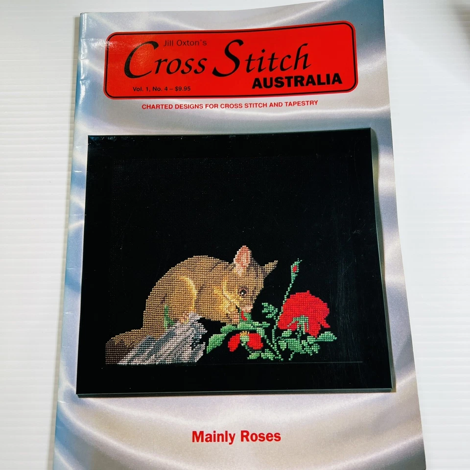 JILL OXTONS CROSS STITCH AUSTRALIA  Vol 1 No 04  1991 - Image 1 of 4