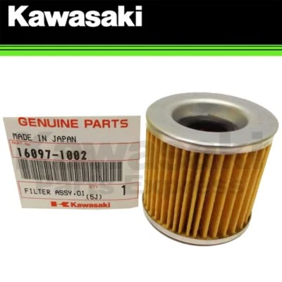 NUEVO 1981-1983 Y 87-88 GENUINO FABRICANTE DE EQUIPOS ORIGINALES KAWASAKI 305 CSR GPZ FILTRO DE ACEITE 16097-1002 Foto 1 de 4