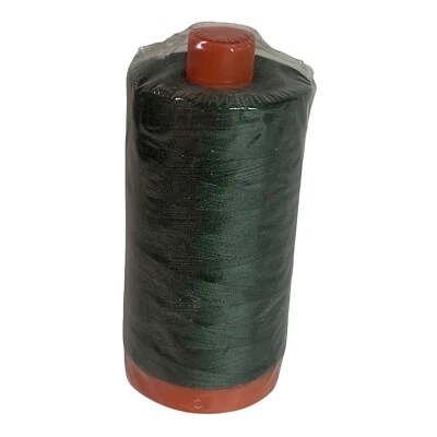 Aurifil Mako Ne 50/2 GR 30 MY 1300 5012 2AE Green 100% Cotton Thread Italy - Image 1 of 2