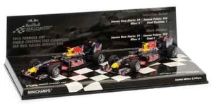 Set 2 Red Bull RB6 Vettel And Mark Webber 2010 Minichamp 1:43, Ed. Lim. 2560 - Picture 1 of 1