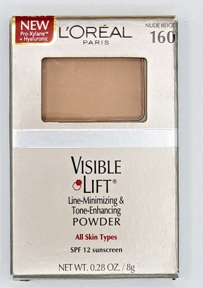 NEW L'Oréal Visible Lift Line Minimizing Tone-Enhancing Powder 160 NUDE BEIGE - Image 1 of 1