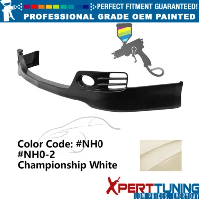 Fits 06-08 Acura TSX EURO-R Style Painted #NH0 Front Lip Lower Chin Spoiler PU Foto 1 de 4