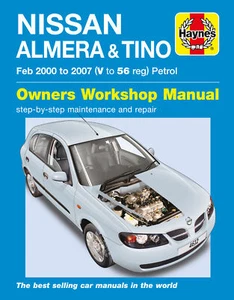 Nissan Almera & Tino Petrol (Feb 00 - 07) Haynes Repair Manual (Paperback) - Picture 1 of 11