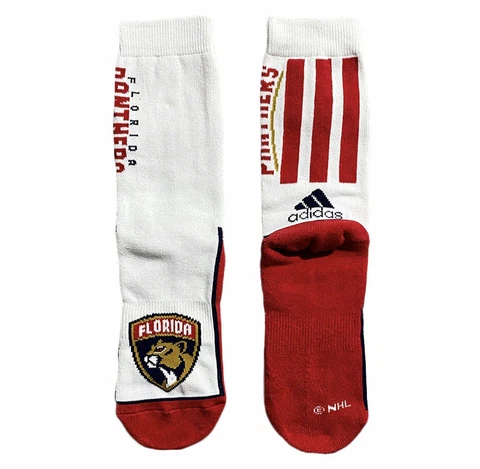 adidas Florida Panthers NHL Socks. New Men’s XL Shoe Sz 11 1/2- 15 MSRP $18.00 Cover