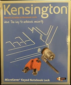 NEW IN BOX Kensington MicroSaver Keyed Notebook Lock - Picture 1 of 3