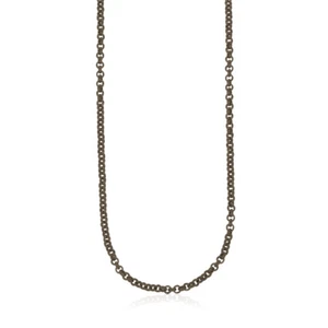 XEN Erbskette 42-45 cm lang aus 925 Silber black Rhodium (45 cm) - Bild 1 von 2