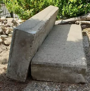 Blockstufen Vollblockstufe Trittstufe Außentreppe Treppenstufe 141x40x15cm Beton - Bild 1 von 3