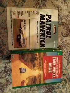 4WD Book Set- Explore Australia by Four-Wheel; Patrol Maverick 4wd ServiceManual - Picture 1 of 5