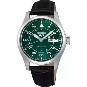 SEIKO SRPJ89K1, deportivo para hombre, automático, inoxidable, correa de cuero, fecha, 100 m WR, SRPJ89 - Imagen 1 de 3