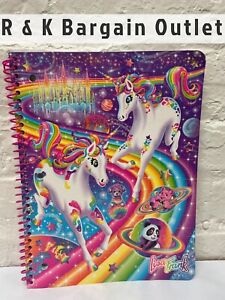 Lisa Frank Glitter 1 Subject Spiral Notebook Dash & Dazzle Unicorns 70 Pages