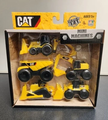 CAT Mini Machines Toy Set - Pack of 5, NEW IN BOX, Construction Toys Bulldozer - Image 1 of 2