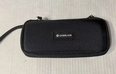 "Estuche rígido de Caseling con bolsa de malla interior cremalleras alrededor de 7,5"" de longitud" Foto 1 de 4