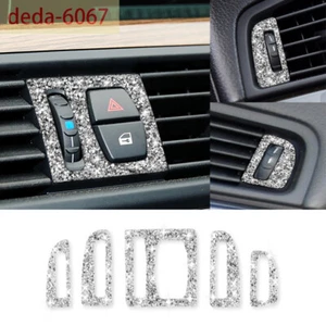 5x Brillo de salida de aire con diamantes de cristal brillante para BMW Serie 5 F10 F11 2011-2017 - Imagen 1 de 12