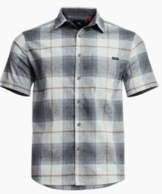 SITKA GEAR Ambary Starlight Short Sleeve Button Shirt Mens Large 600219-BLHZP-L - Image 1 of 2