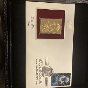 2007 Star Wars Gold Plated FDC First Day Cover - Yoda Disney - Picture 1 of 13