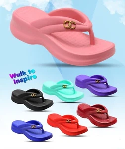 Women Cozy  Slides Anti-Slip  Sandals Slippers Outdoor Summer - Picture 1 of 2