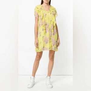Zadig&Voltaire Rivel Floral Chiffon Dress. NWT - Picture 1 of 10