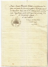 LL839-CARDINALE LUIGI AMAT AUTOGRAFO