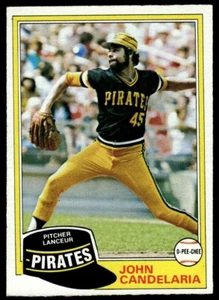 1981 O-Pee-Chee Gray Back John Candelaria Pittsburgh Pirates #265 R109 - Picture 1 of 2
