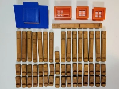 Original Lincoln Logs Rocky River Trading Post near complete see description  - Image 1 of 4