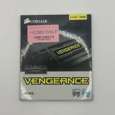 CORSAIR Vengeance 16GB (2 x 8GB) 240-Pin PC RAM DDR3 1600 (PC3 12800) Desktop Me - Image 1 of 2
