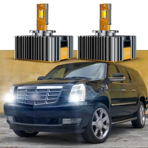 CHUSYYRAY LED Headlight Bulbs D1 D1S D1R High Low Beam HID Xenon Conversion Kit - Picture 1 of 10