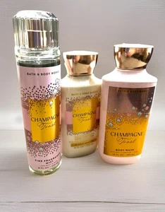 Bath & BodyWorks Champagne Toast Body Spray, Duschgel & Bodylotion Set 🍾🆕 - Bild 1 von 4