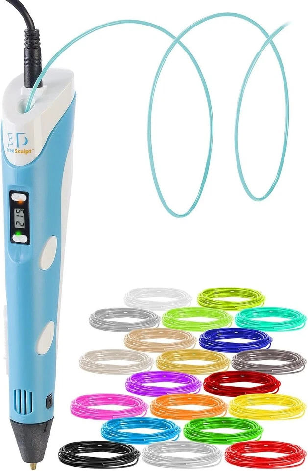 DIY Kinder 3D Stifte Set 3D Druckstift PLA Filament 3D Printing Pen 20 PLA-Filam - Bild 1 von 4