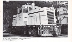 GE 44-Ton Diesel Locomotive Stockton Terminal & Eastern CA Vtg Magazine Excerpt - Picture 1 of 1