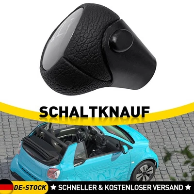 1X Schaltknauf Automatik Schwarz + Silber Für Smart Fortwo 450 /451 A4502700156 - Bild 1 von 4