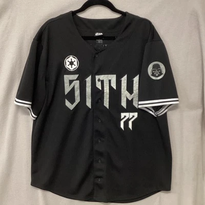 Camiseta de béisbol Star Wars Darth Vader #77 Sith talla XL Foto 1 de 4