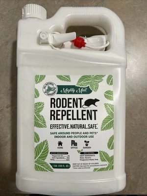 Mighty Mint 1 Gallon Mice Rat Rodent Repellent Spray, All Natural Peppermint Oil - Image 1 of 4