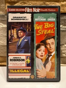 ILLEGAL 1955 Edward G. Robinson / The Big Steal 1949 Robert Mitchum USED DVD - Bild 1 von 4