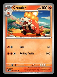 Pokemon TCG: Scarlet & Violet (Base Set) - Crocalor - 037/198 - Picture 1 of 2