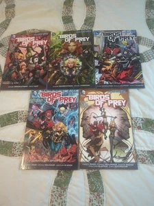 DC Comics Birds of Prey Vol 1, 2, 3,4,5 The New 52 Paperback 2012 Pre-owned - Picture 1 of 21
