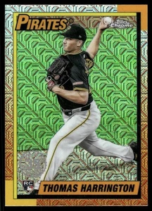 2025 Topps Update Thomas Harrington 1990 Topps Baseball Chrome Silver Pack - Picture 1 of 2