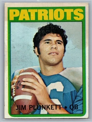 1972 Topps - Jim Plunkett #65 (RC) ST - MUITO BOM ESTADO (sem dobras) - Imagem 1 de 2