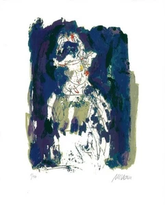 Farbsiebdruck Armin Mueller- Stahl " Blaue Stunde" handsigniert NEU - Bild 1 von 2