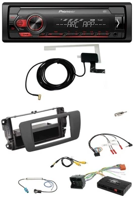 Pioneer 1DIN USB DAB MP3 Lenkrad Autoradio für Seat Ibiza 2008-2015 tuam grey - Bild 1 von 4