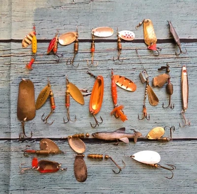 21 Abu Garcia Mepps Balzer u.a. Blinker Spinner teils alt VINTAGE Angeln Hecht - Bild 1 von 4