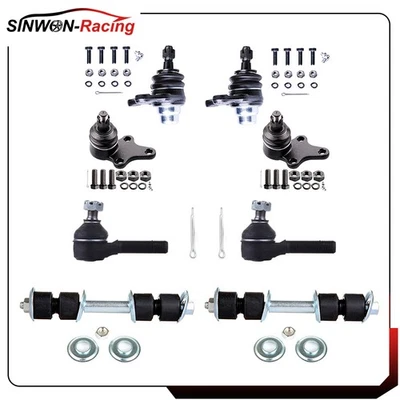 For 1989-1995 Toyota Pickup RWD Tie Rod End Sway Bar Link Kit 8 Pcs Suspension Foto 1 de 4