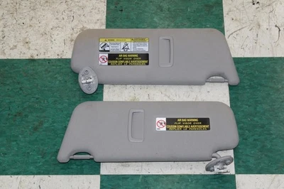 16-22 RX350 *STAINED* Grey Overhead Roof Pair LH RH Sunvisor Sun Visor Shade OEM - Image 1 of 4