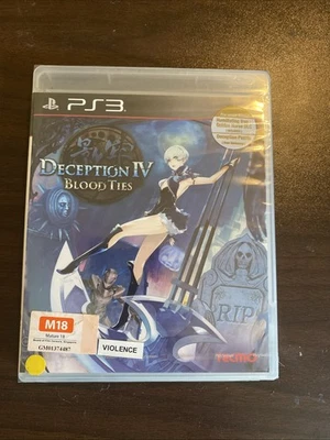 Deception IV: Blood Ties (Sony PS3, 2014) Brand New Factory Sealed - Image 1 of 2